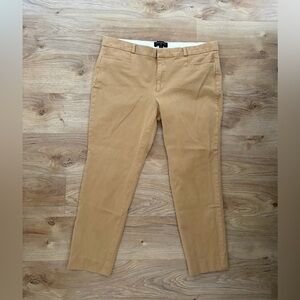Banana Republic Sloan Straight Ankle Mid Rise Pants Slight Stretch Comfy Size 16